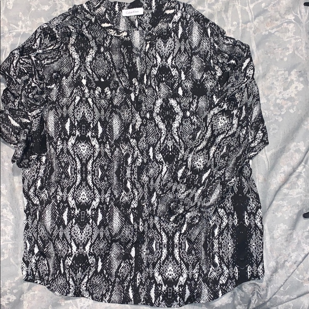 Calvin Klein Snake Print Top